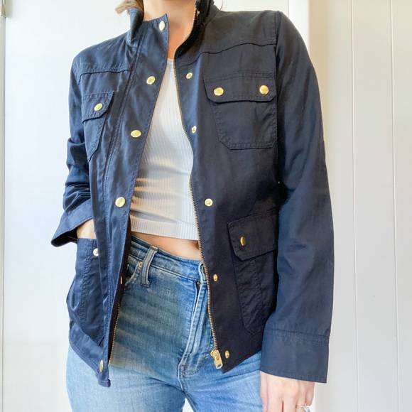 J.Crew Relaxed Boyfriend Field Jacket - Picture 1 of 4